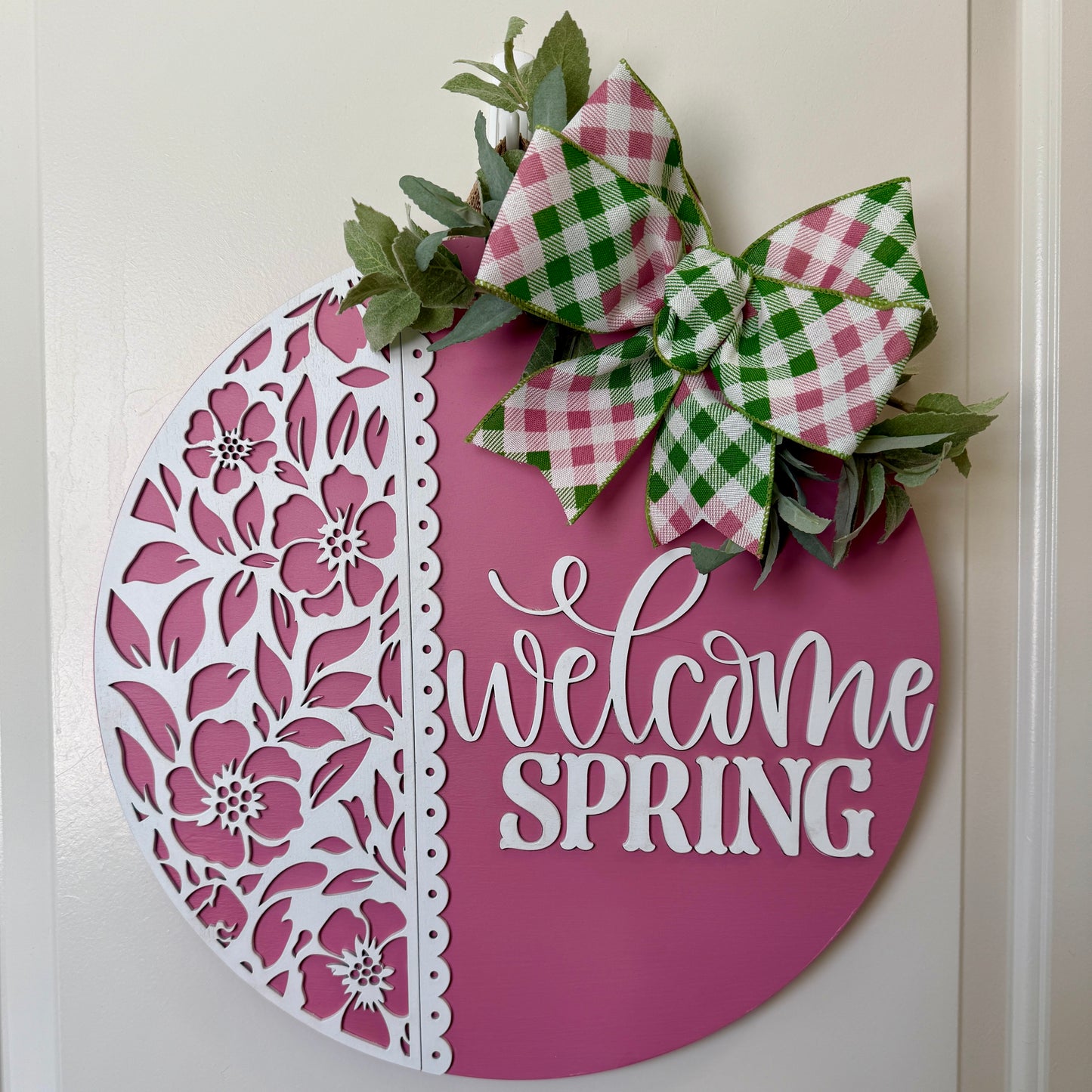Door Hanger - Welcome Spring!