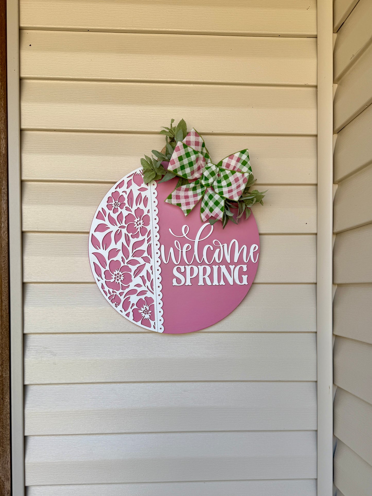 Door Hanger - Welcome Spring!