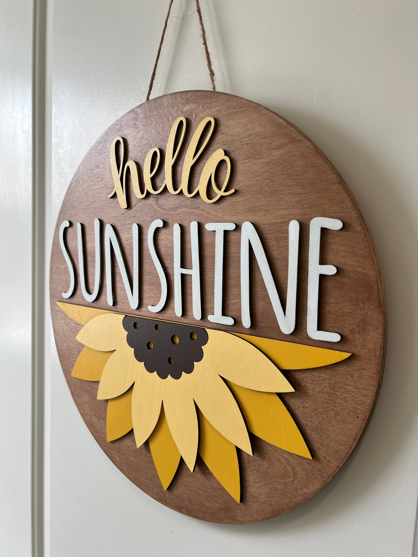 Door Hanger - Hello Big Sunshine!
