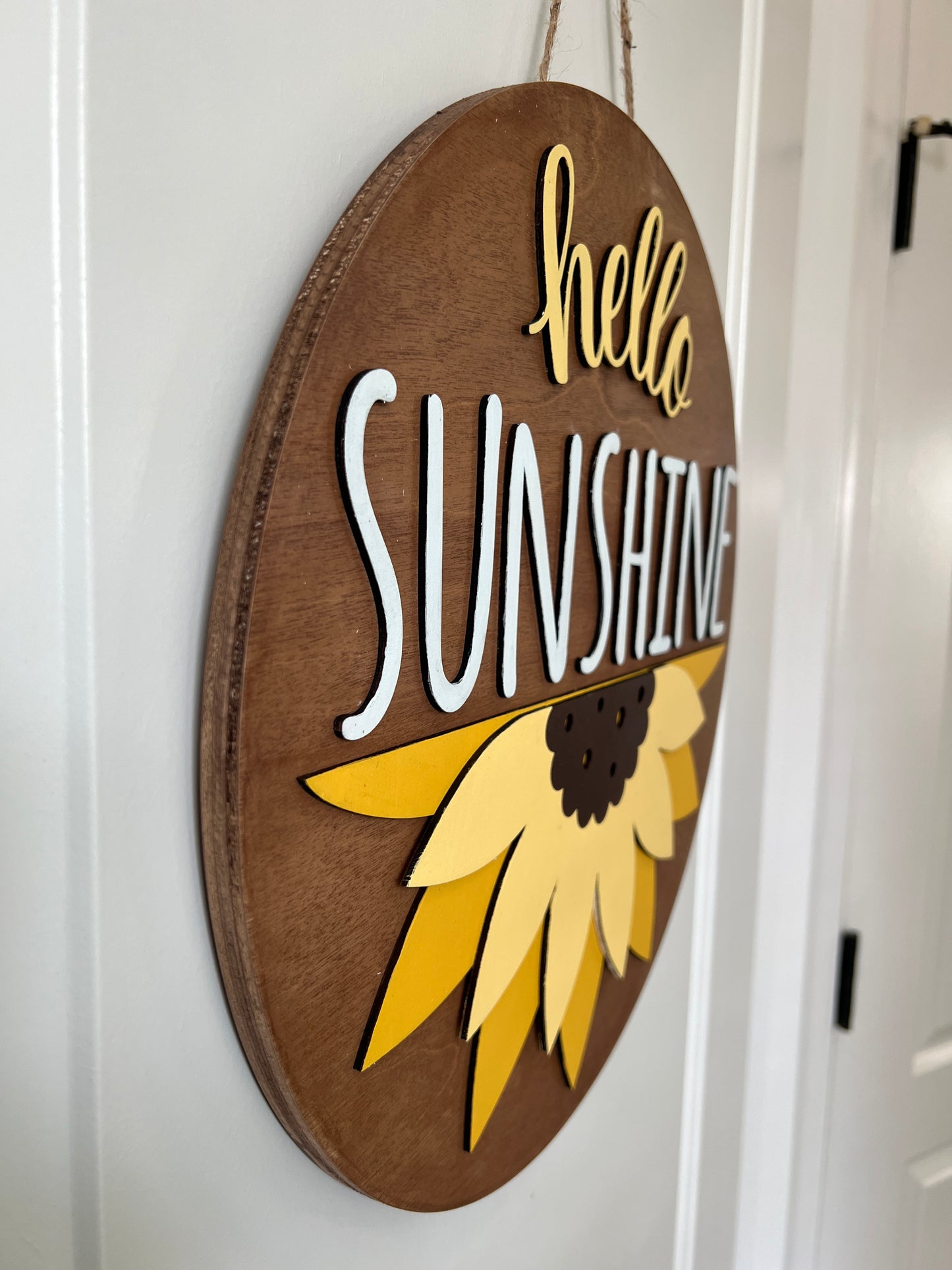Door Hanger - Hello Big Sunshine!