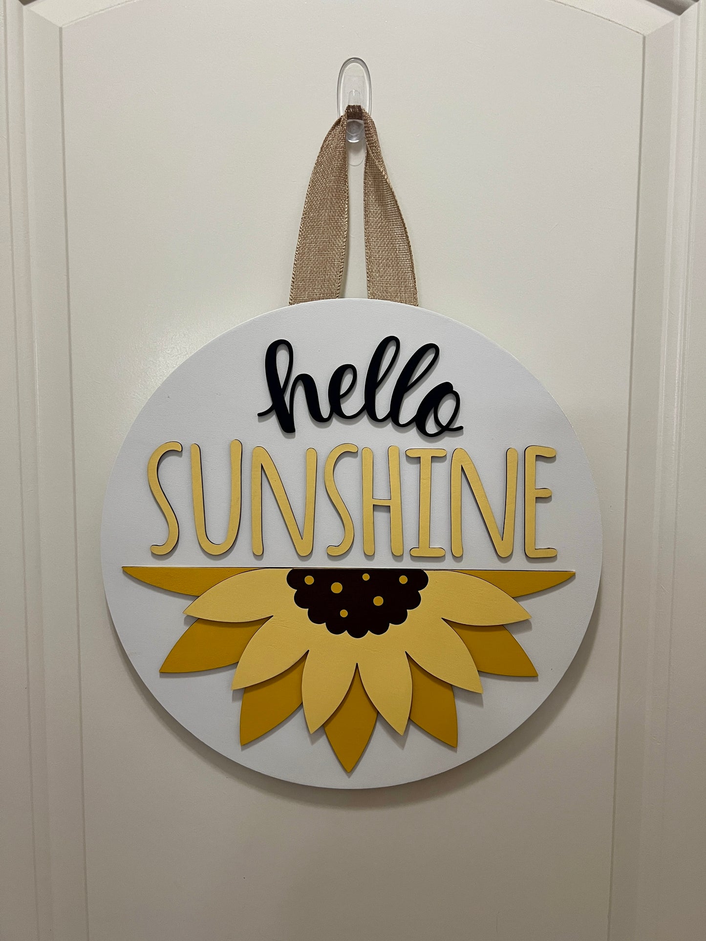 Door Hanger - Hello Big Sunshine!