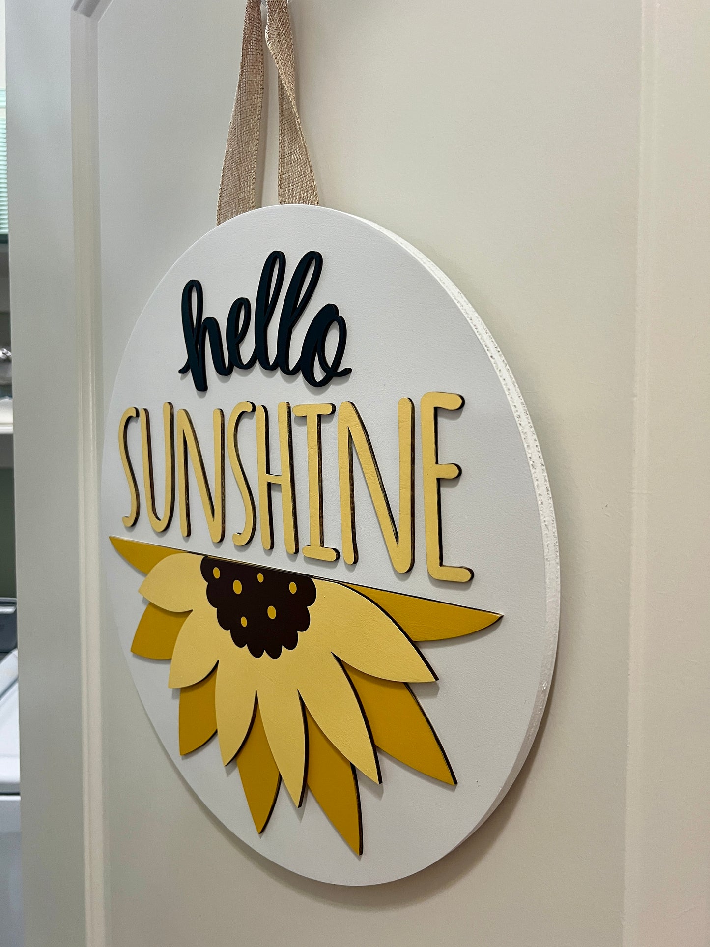 Door Hanger - Hello Big Sunshine!