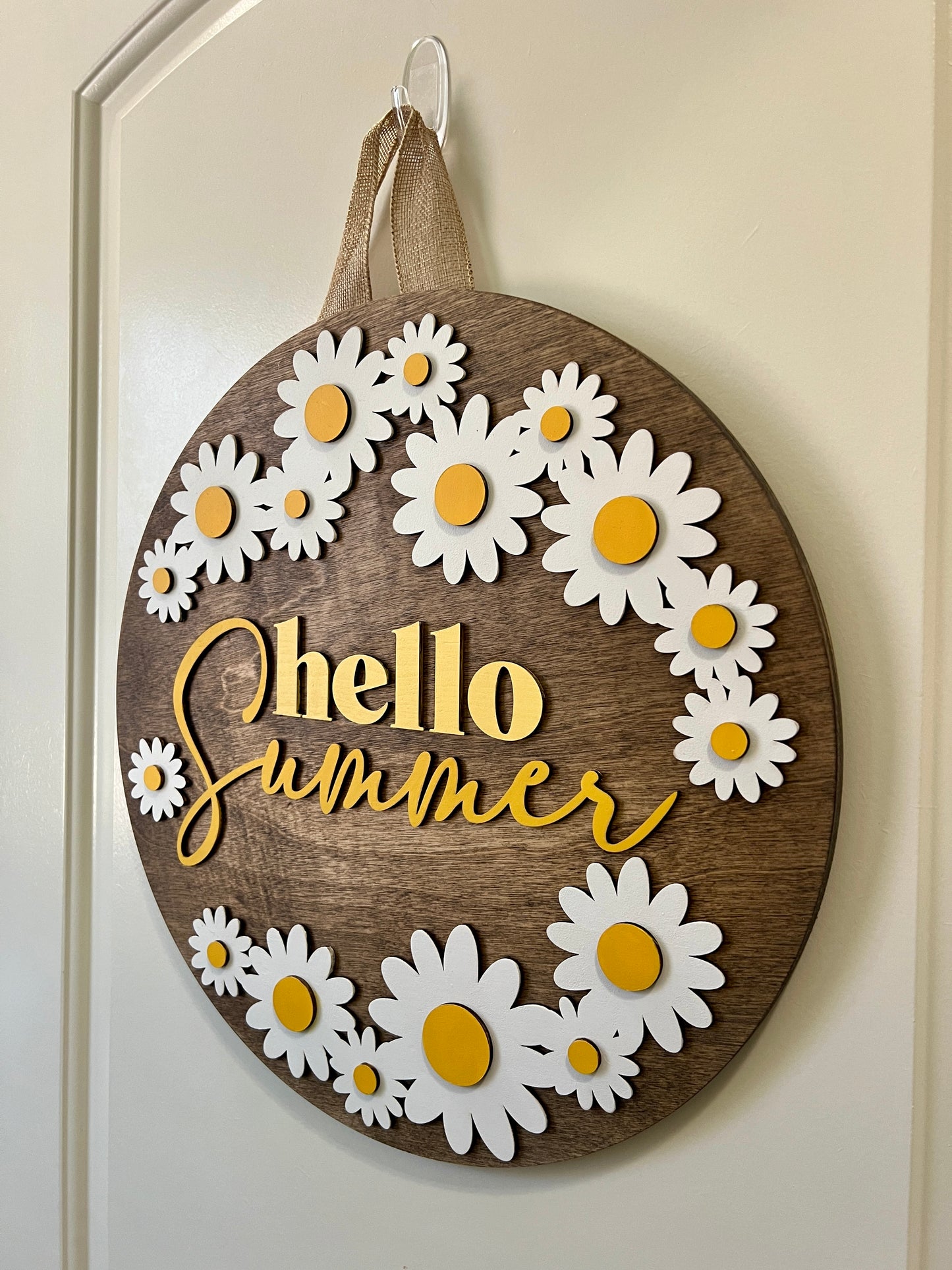 Door Hanger - Hello Summer Daisy