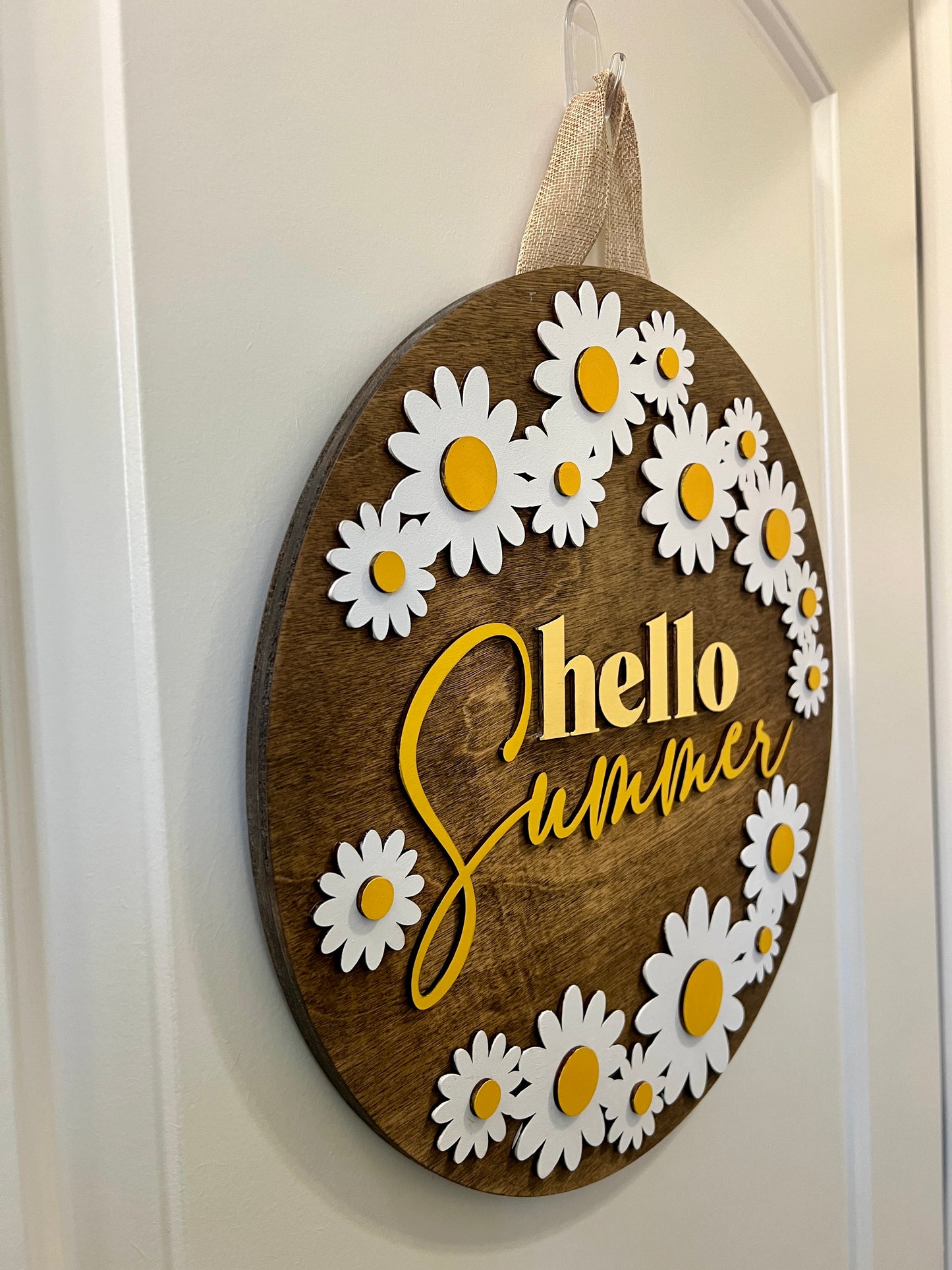 Door Hanger - Hello Summer Daisy