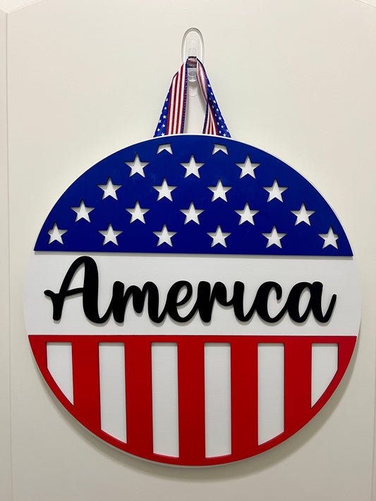 Door Hanger - America