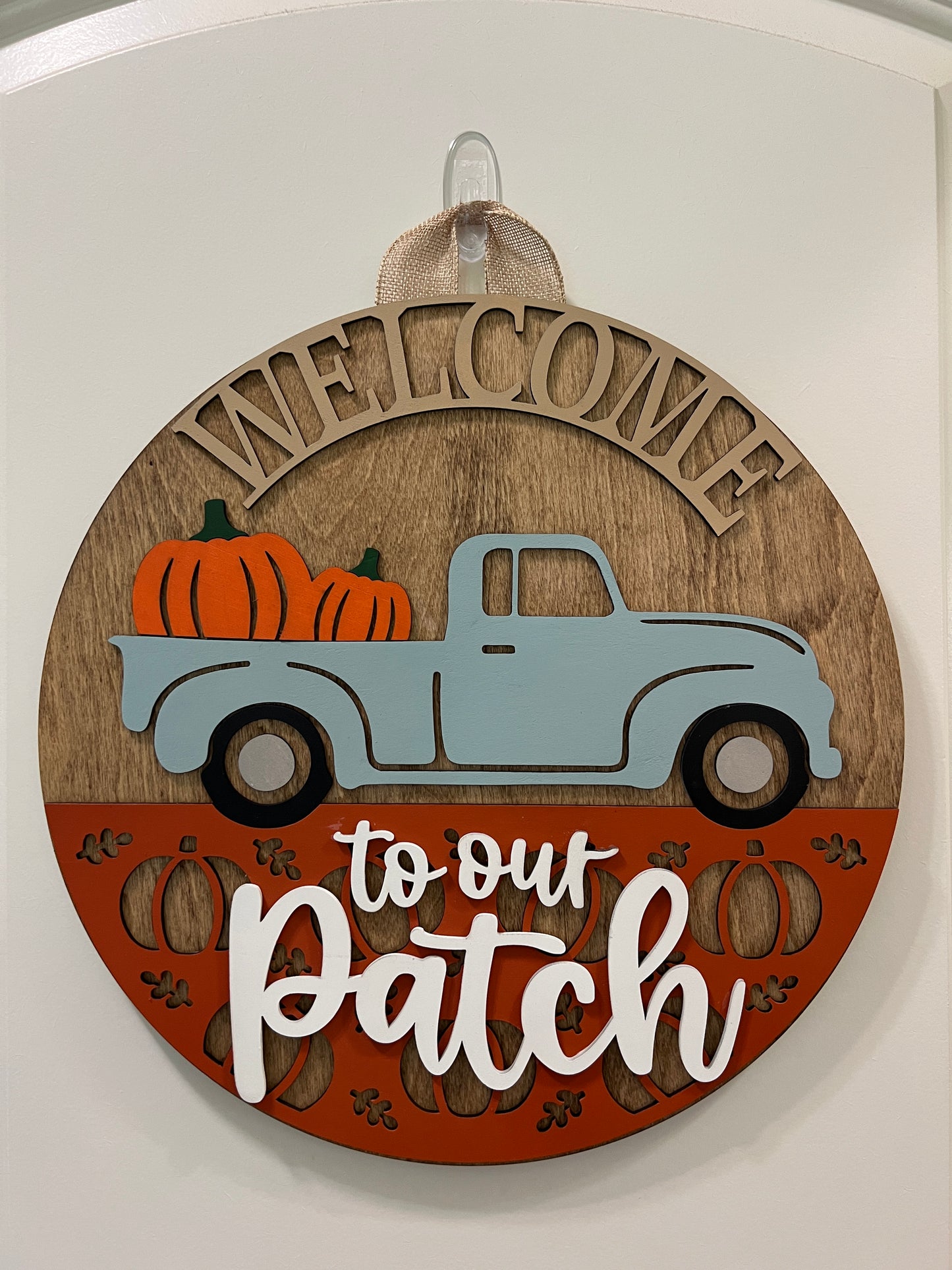 Door Hanger - Welcome to Our Patch