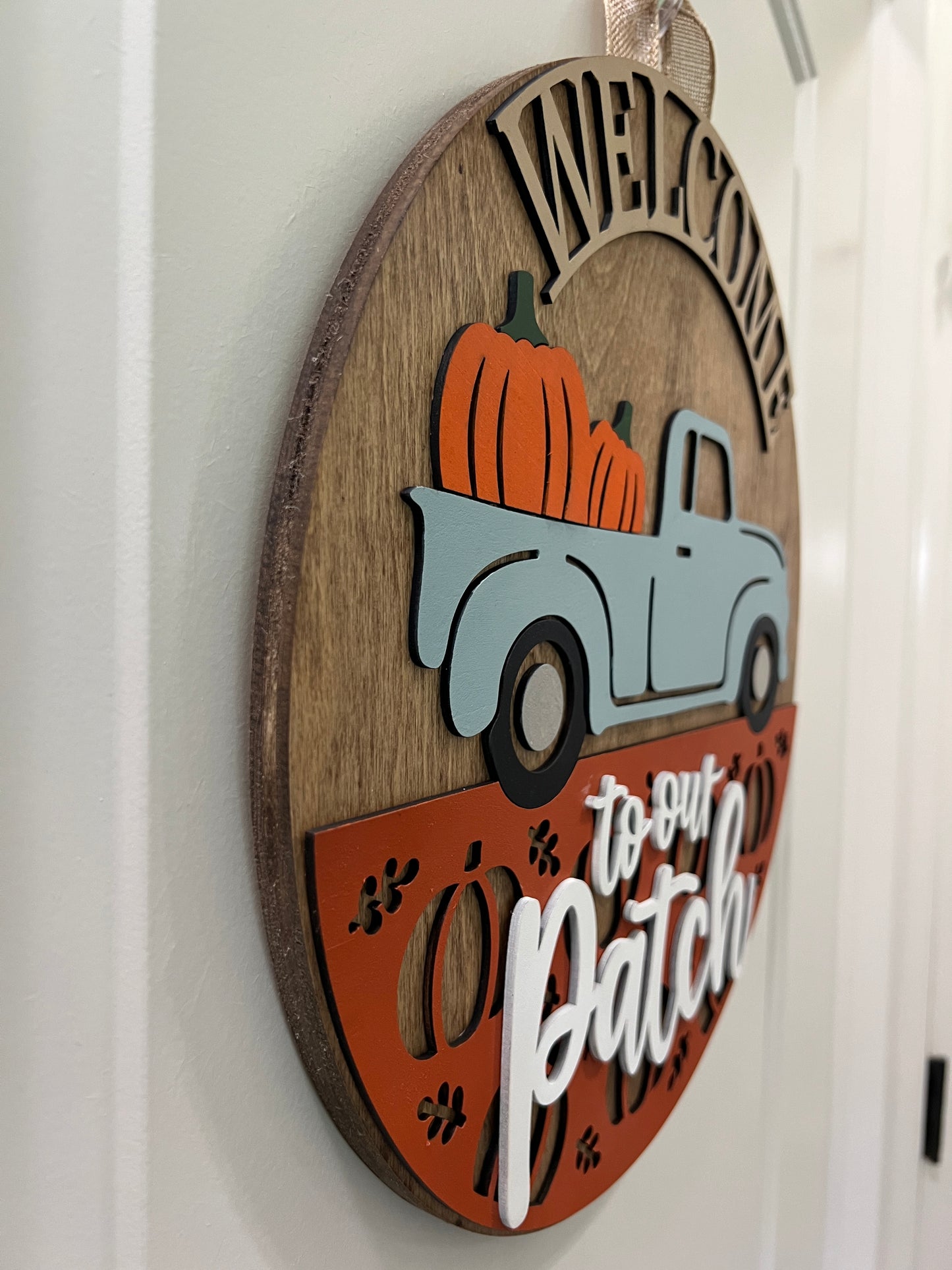 Door Hanger - Welcome to Our Patch