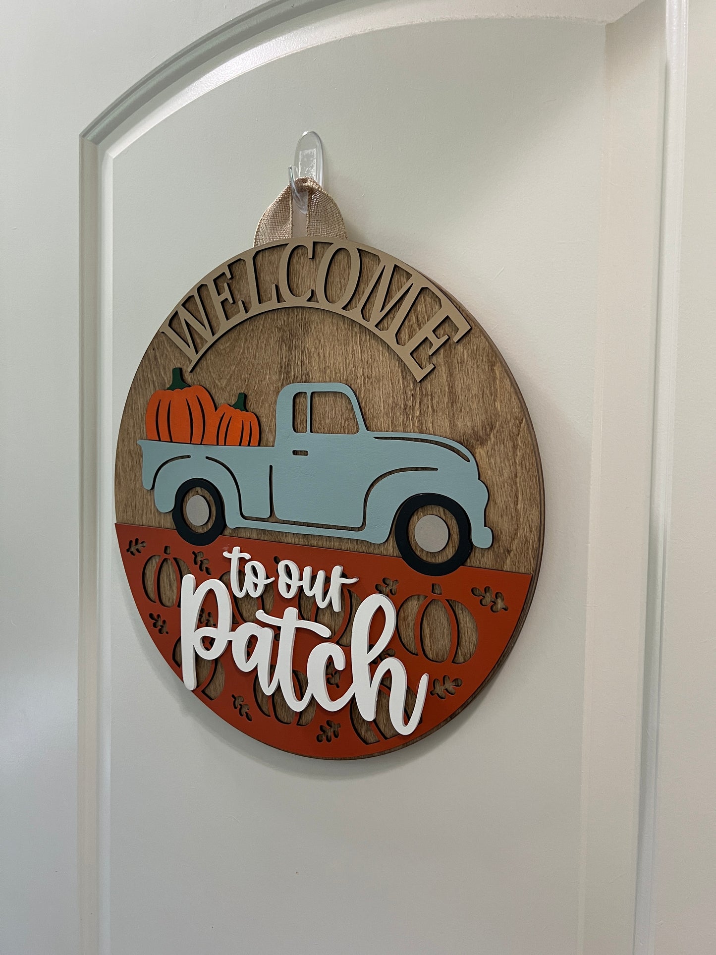 Door Hanger - Welcome to Our Patch