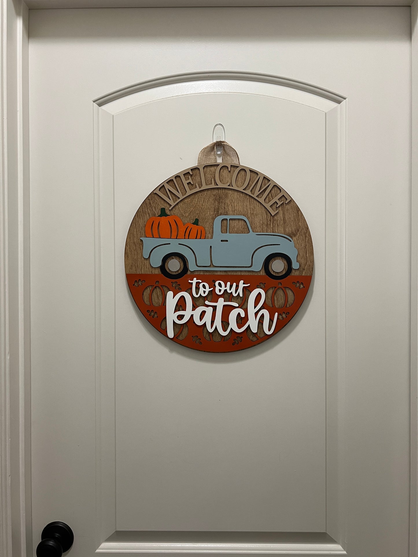 Door Hanger - Welcome to Our Patch