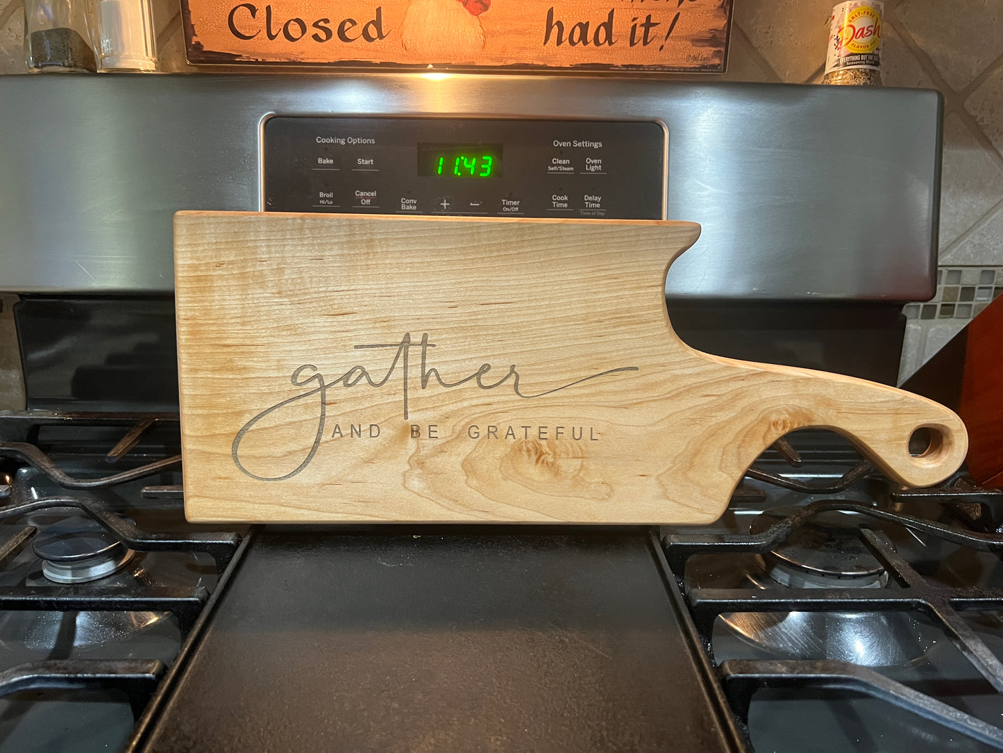 Charcuterie Board - "Gather and Be Grateful"