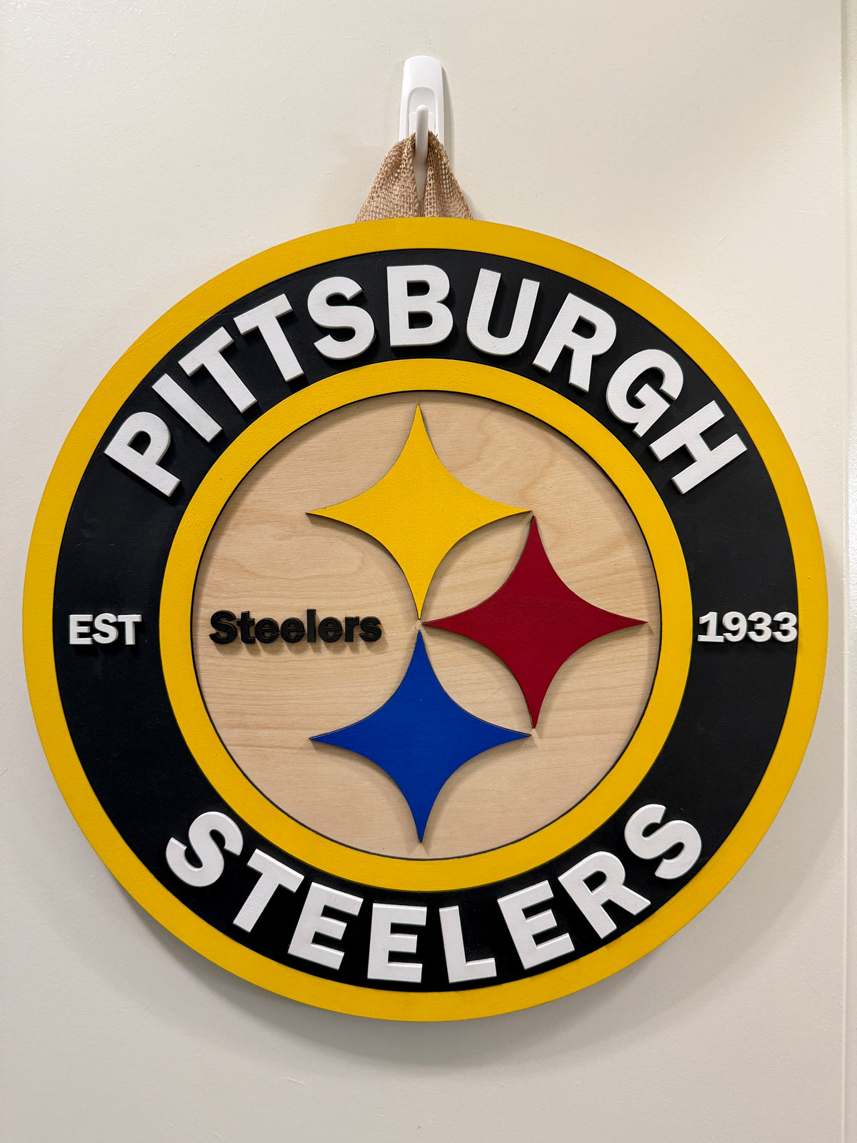 Door Hanger - Pittsburgh Steelers