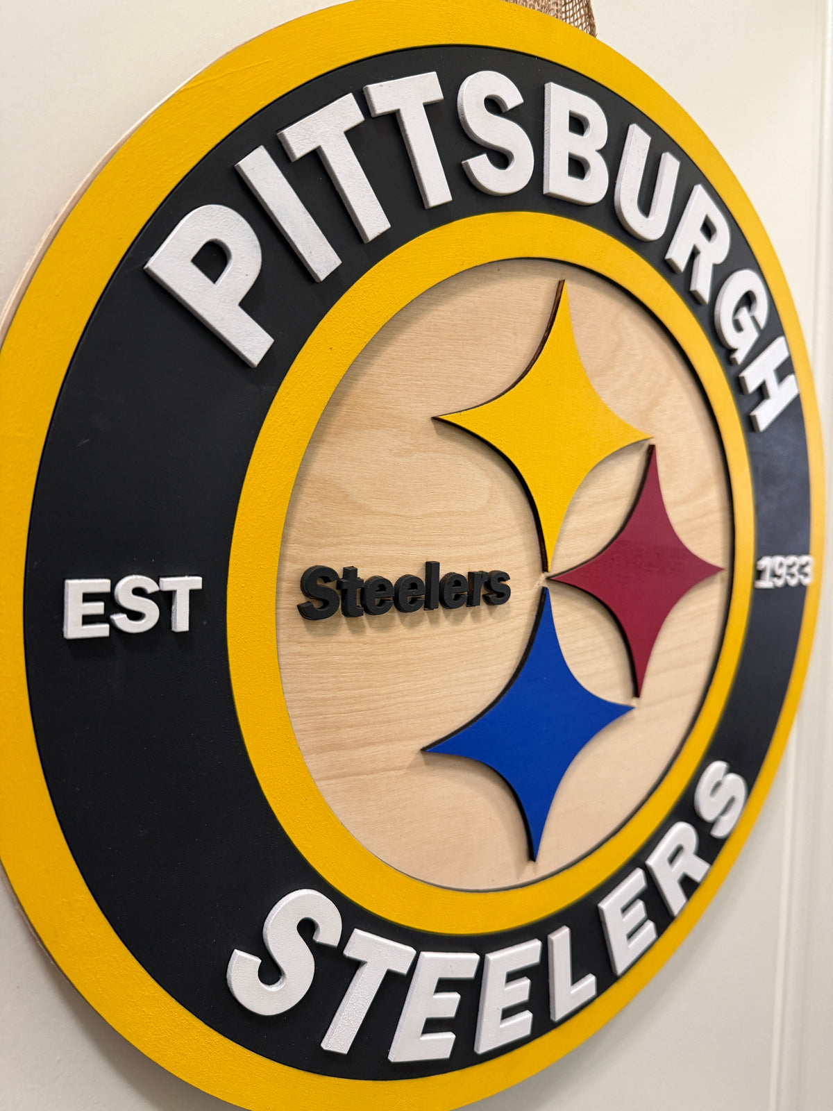 Door Hanger - Pittsburgh Steelers