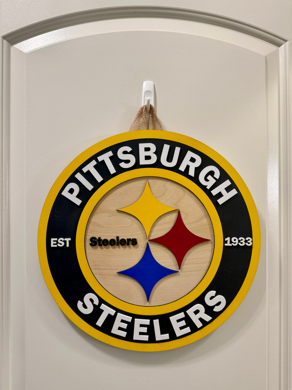 Door Hanger - Pittsburgh Steelers