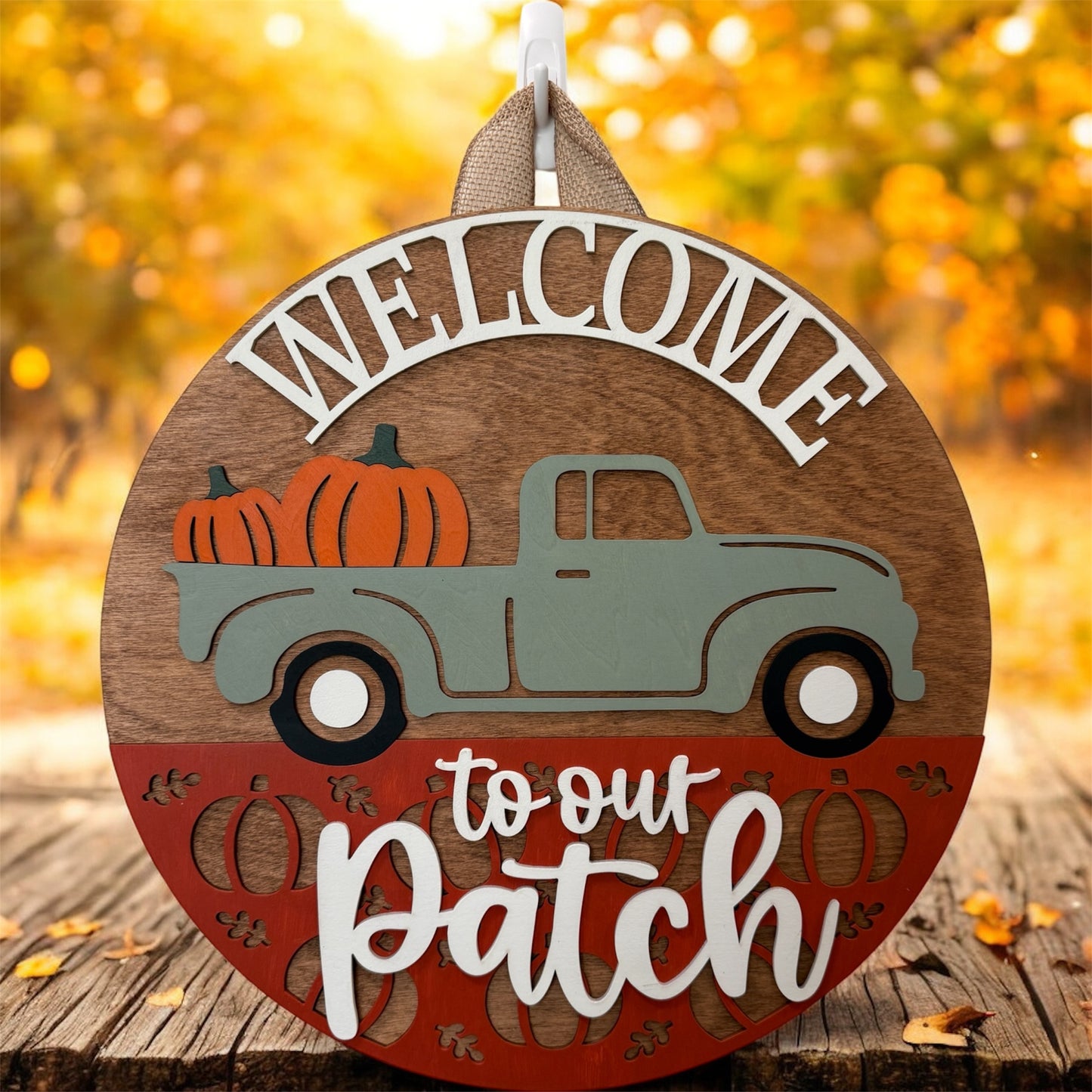 Door Hanger - Welcome to Our Patch