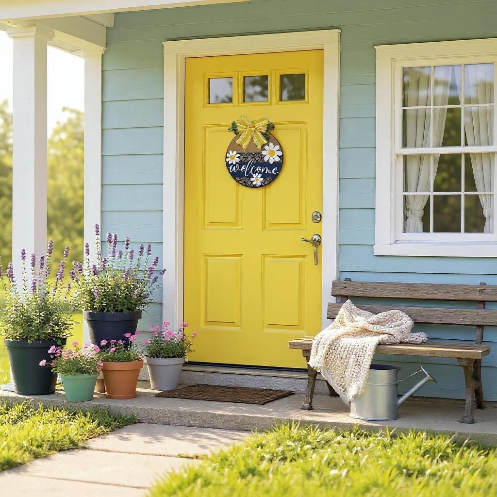 Door Hanger - Welcome Daisy II